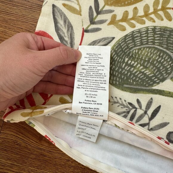 Pottery Barn Llew Deer Print Decorative Pillow Cover - Picture 2 of 5